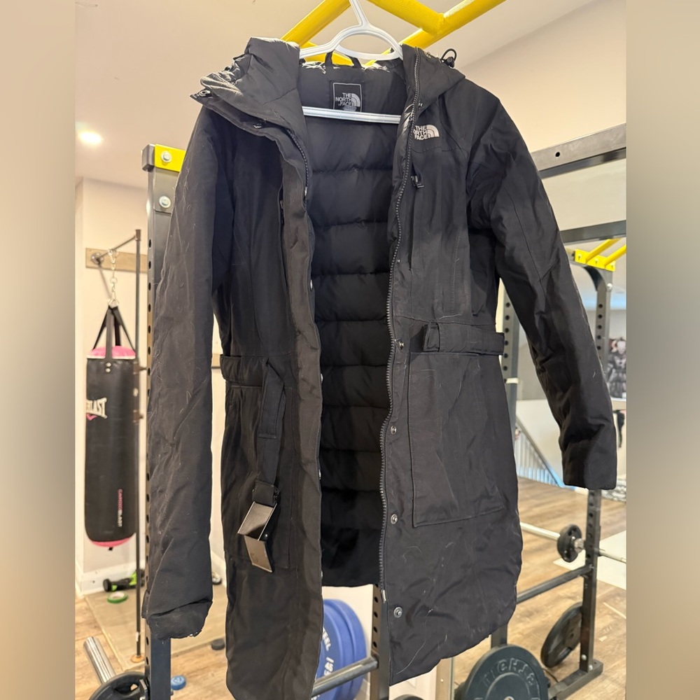The North Face Black Long Puffer Jacket
